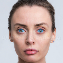 Карнавальные линзы Lensmam Solar Blue Фото 2