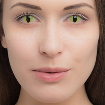 Карнавальные линзы EOS Yellow Cat Фото 3